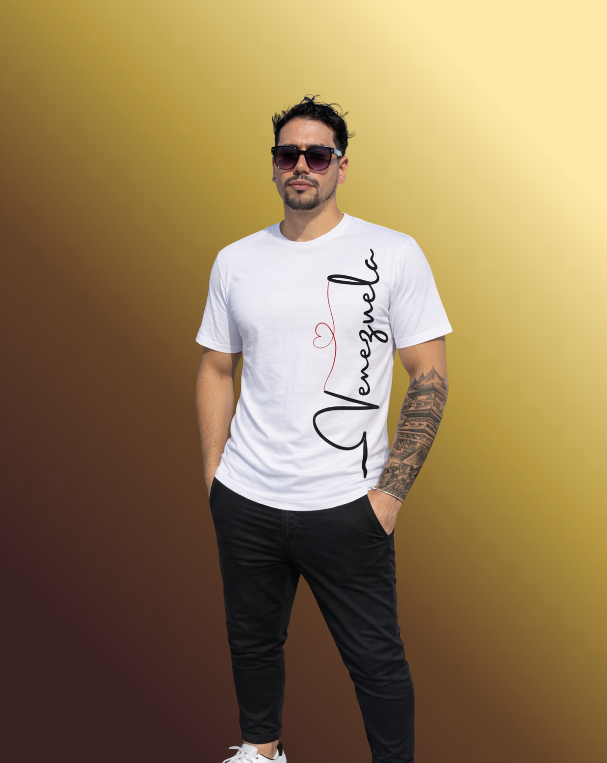 Camiseta Escrito Venezuela – Amor que Conecta