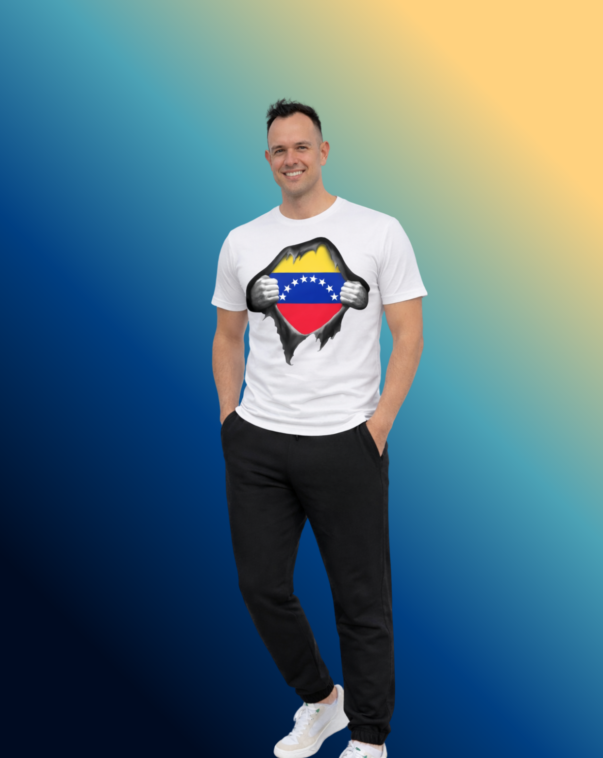 Camiseta Corazón Venezuela – Fuerza que Late