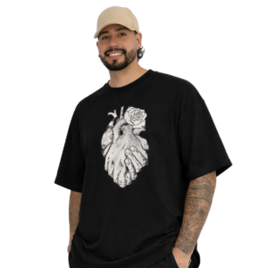 Franela Oversize Eternal Fit Corazón en las Manos