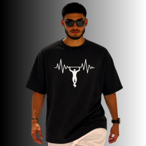 Franela Oversize Eternal Fit Heartbeat Strength