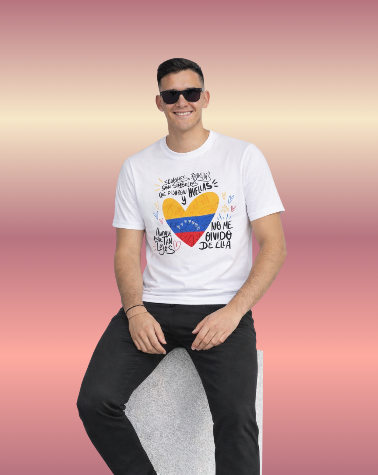Camiseta Amor Venezuela – Huellas que Permanecen