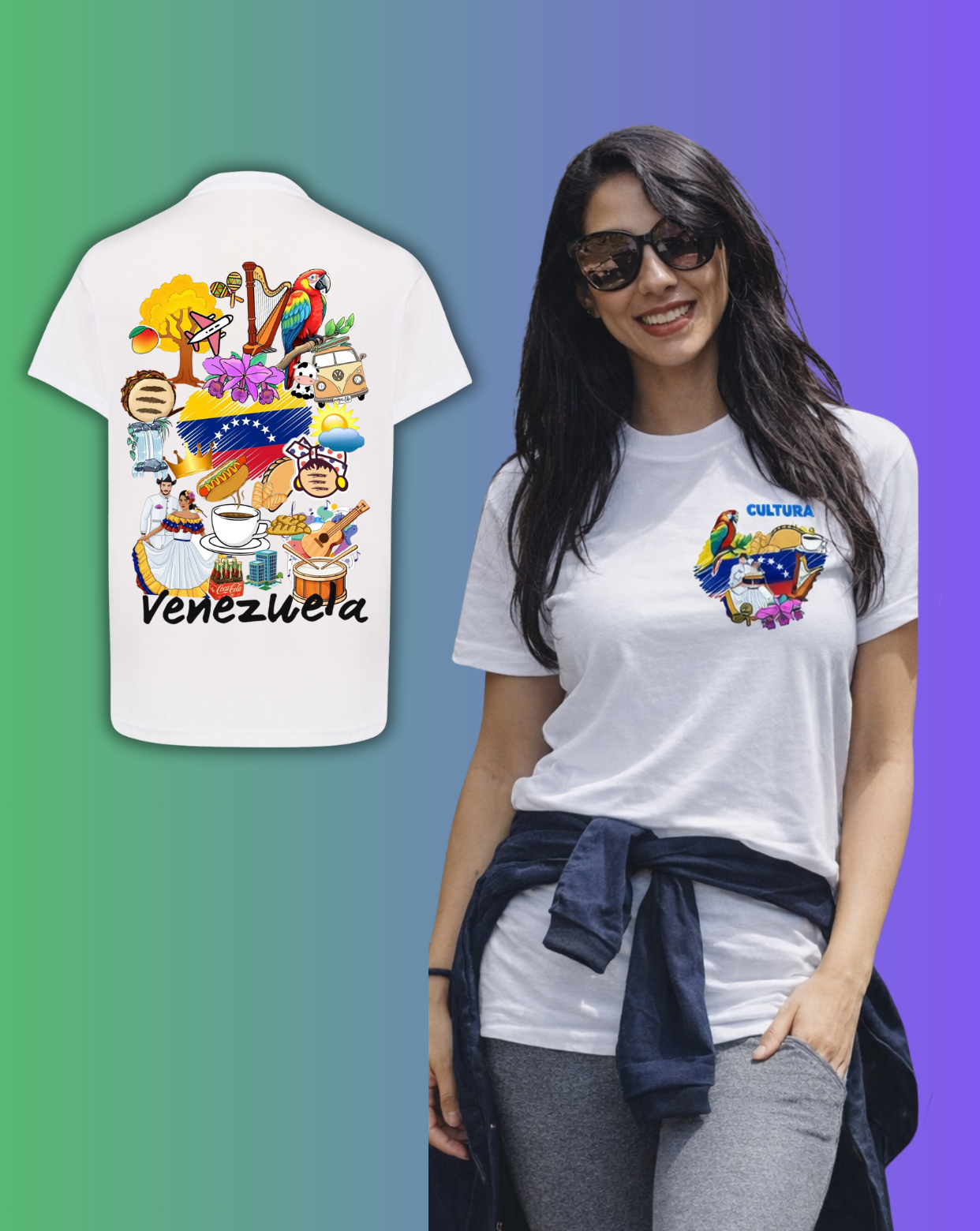 Camiseta Cultura de Venezuela - Raíces que Inspiran